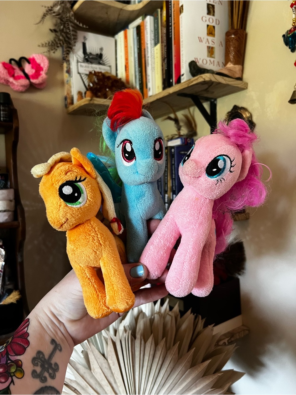 My Little Pony Plush Set - Orange, Blue, Pink